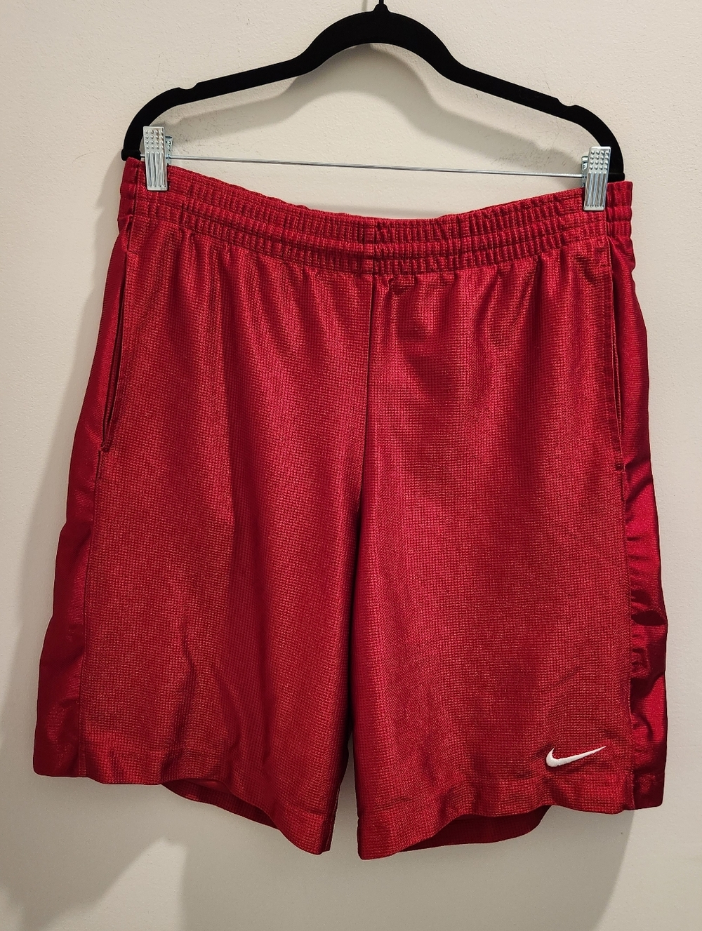 Mens Red Nike Basketball Shorts